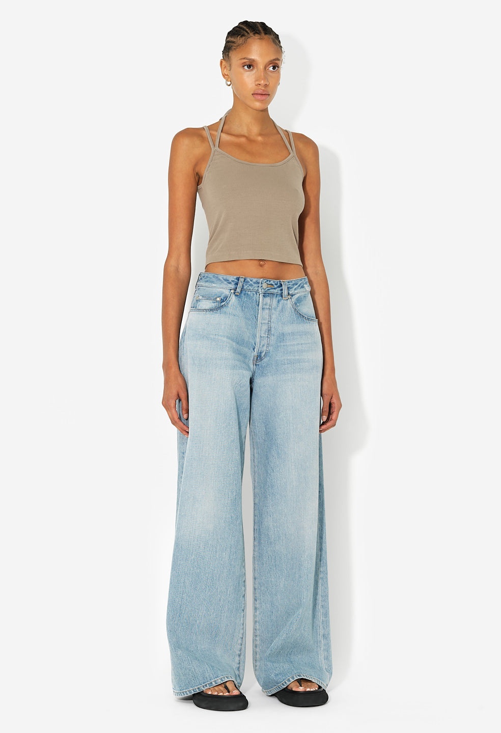 GEMINI RIB HALTER CAMI - 4