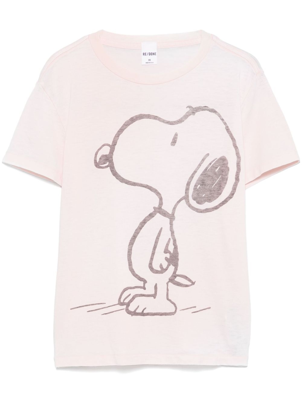 RE/DONE x Peanuts Snoopy T-shirt | REVERSIBLE