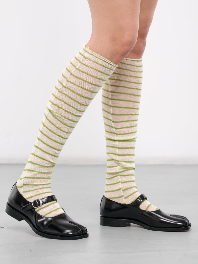 TALIA BYRE Striped Socks outlook