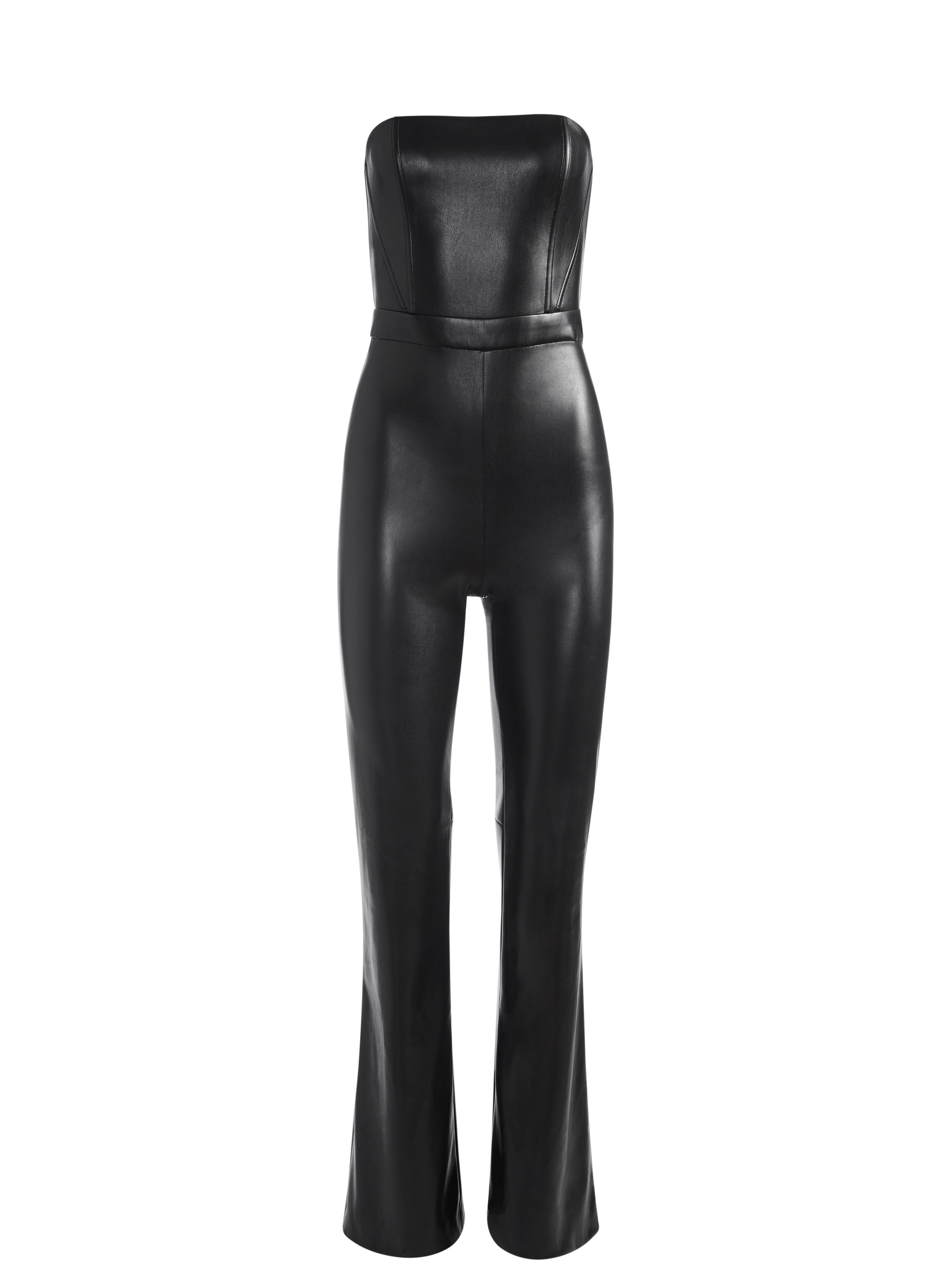 LAVERA VEGAN LEATHER JUMPSUIT - 1