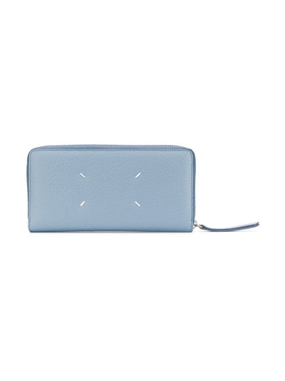 Maison Margiela textured zip around wallet outlook