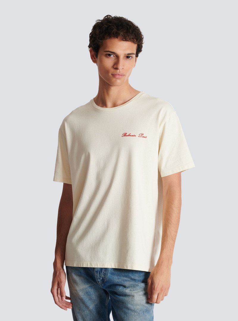 Balmain Signature Western T-shirt 6
