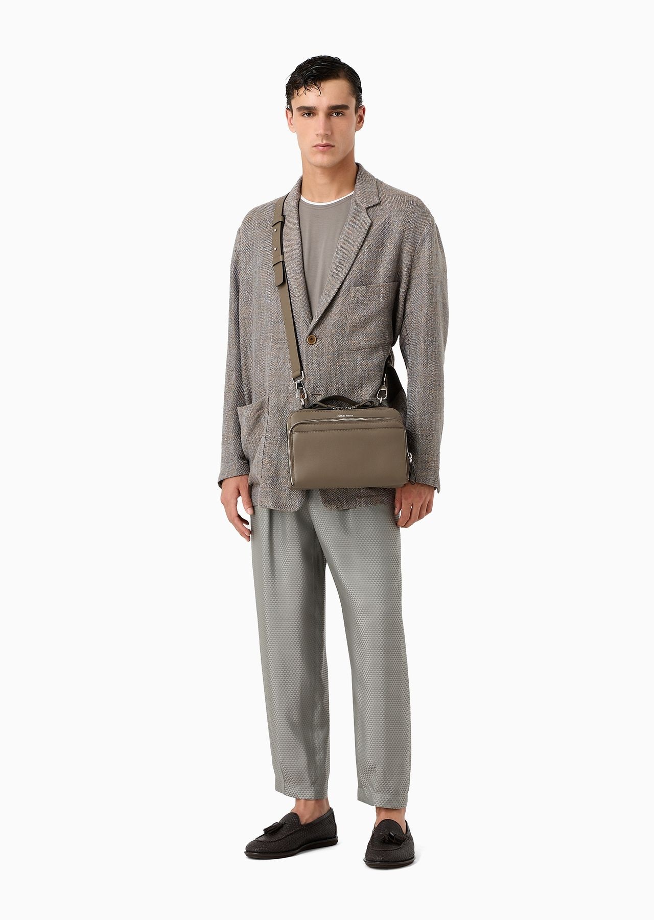 Medium leather shoulder bag - 6