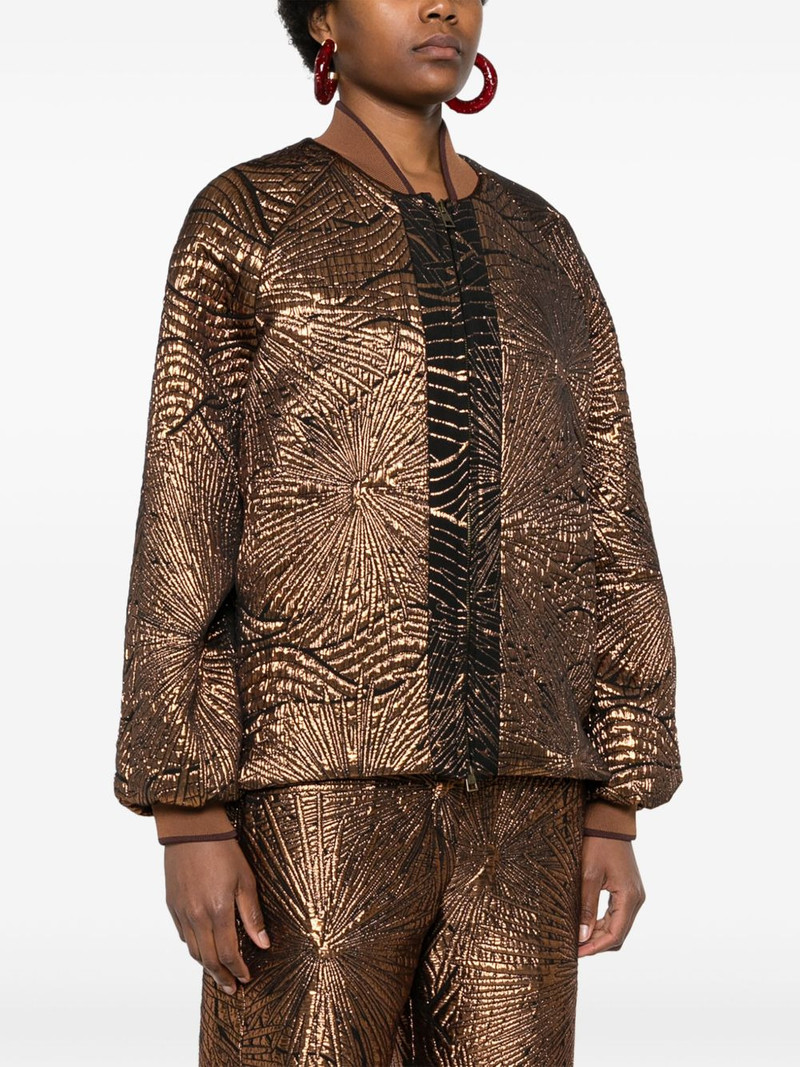 laminated-finish bomber jacket 3