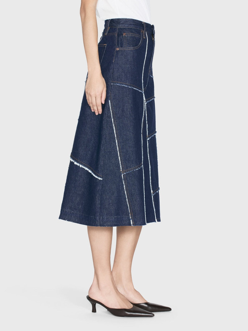 The Patchwork Midi Skirt in Hemlock 4