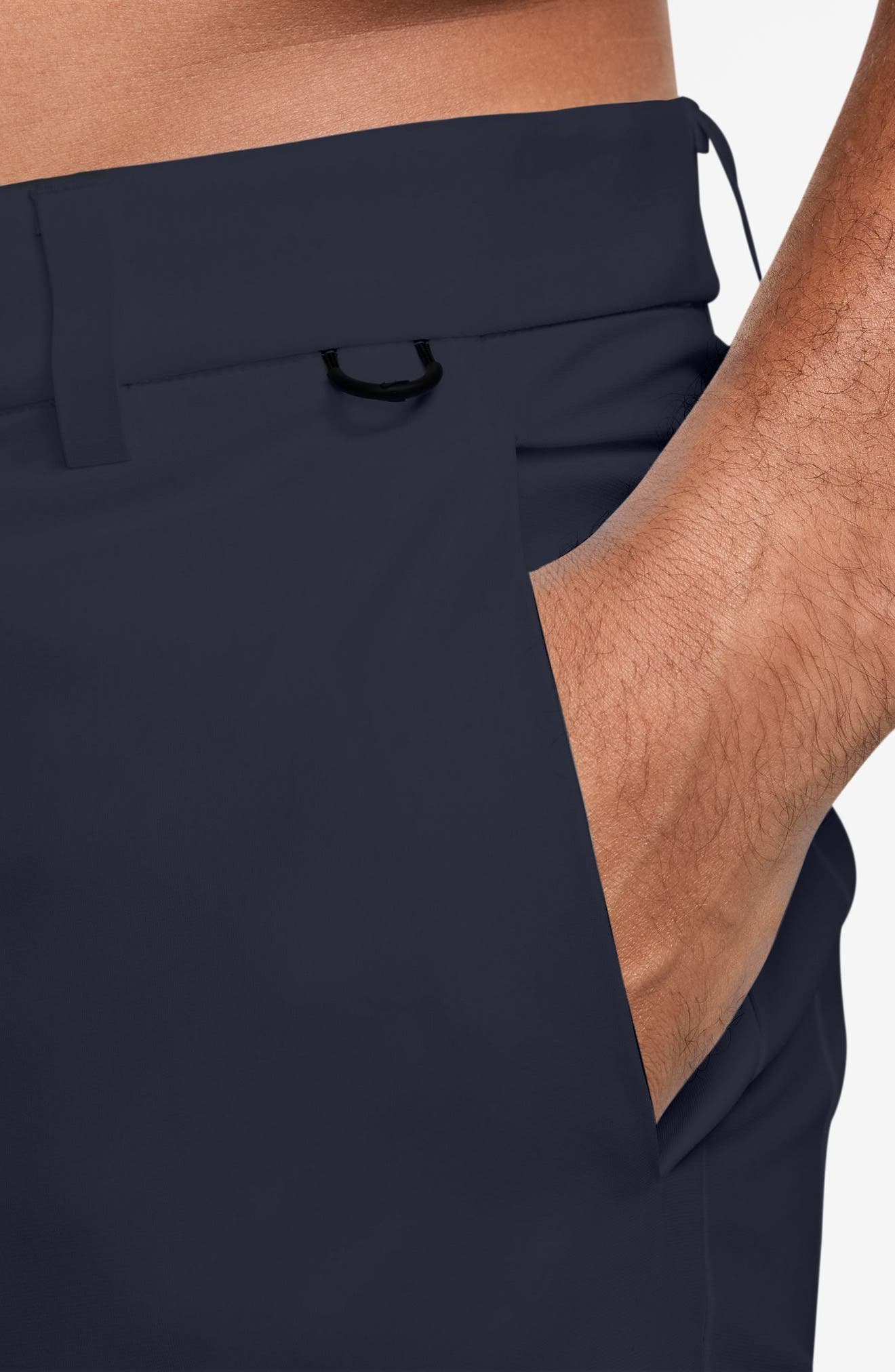 Nike Dri-FIT ETC Slim Fit Flat Front Pants in Obsidian at Nordstrom - 3