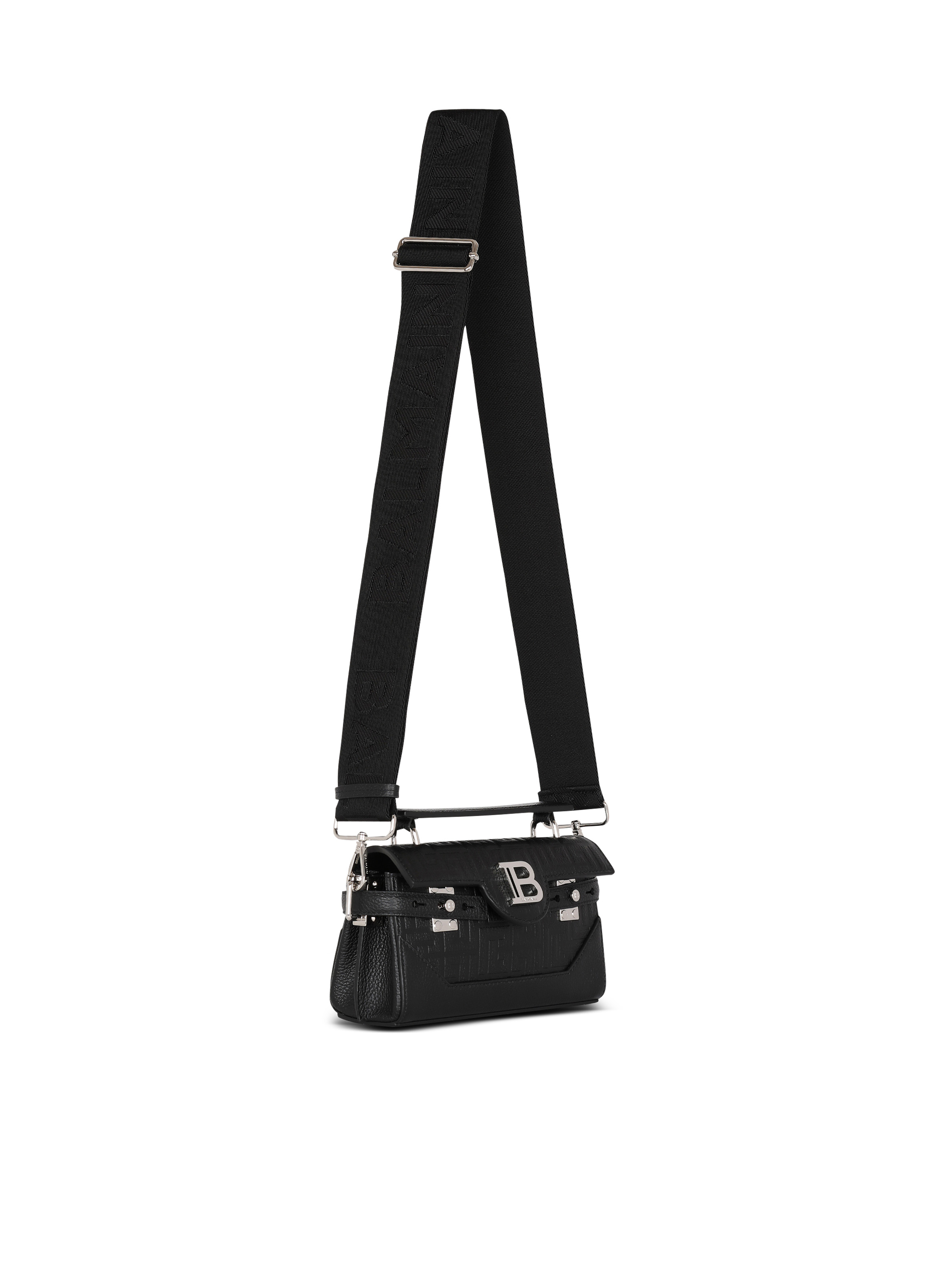 B-Buzz 19 monogrammed canvas and leather bag - 3