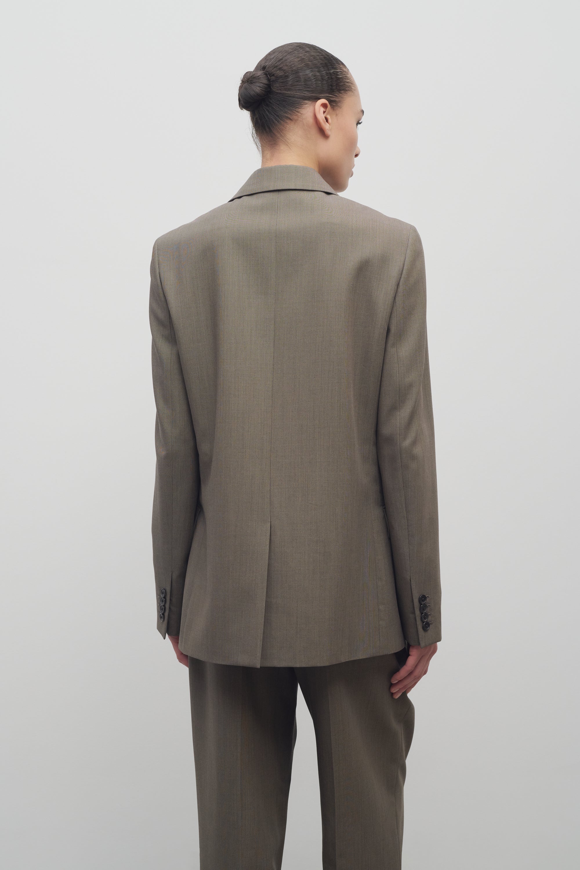 Kimiko Jacket in Wool and Silk - 5