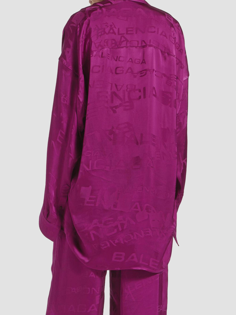 Women's Cocoon Shirt - Plum 4