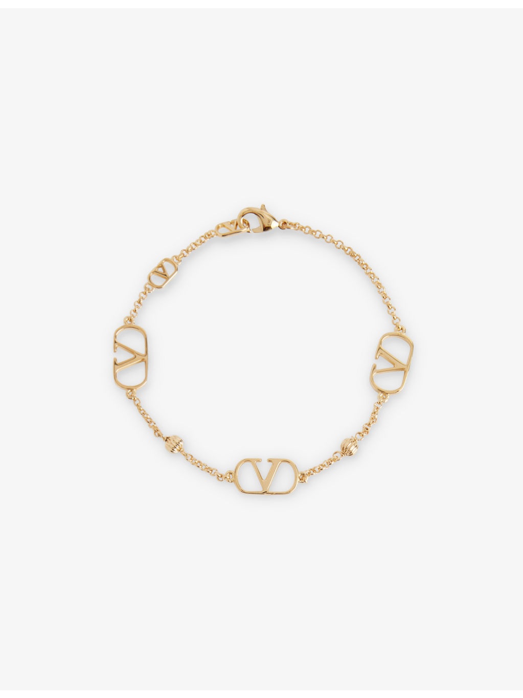 Vlogo Repeat gold-tone brass bracelet - 1