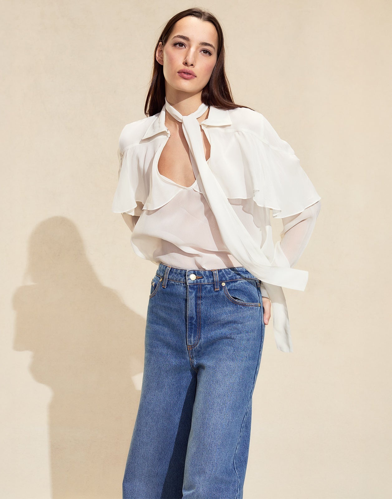 Camille Ruffle Blouse - 3