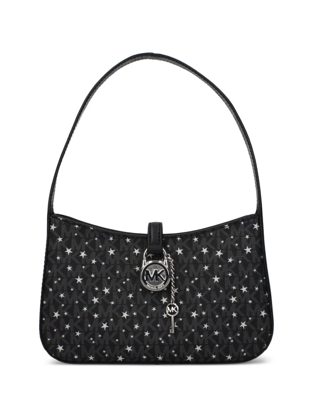 monogram star-print tote bag - 1