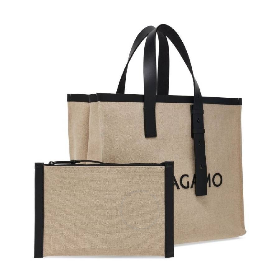 Ferragamo Embossed Logo Tote Bag - 4
