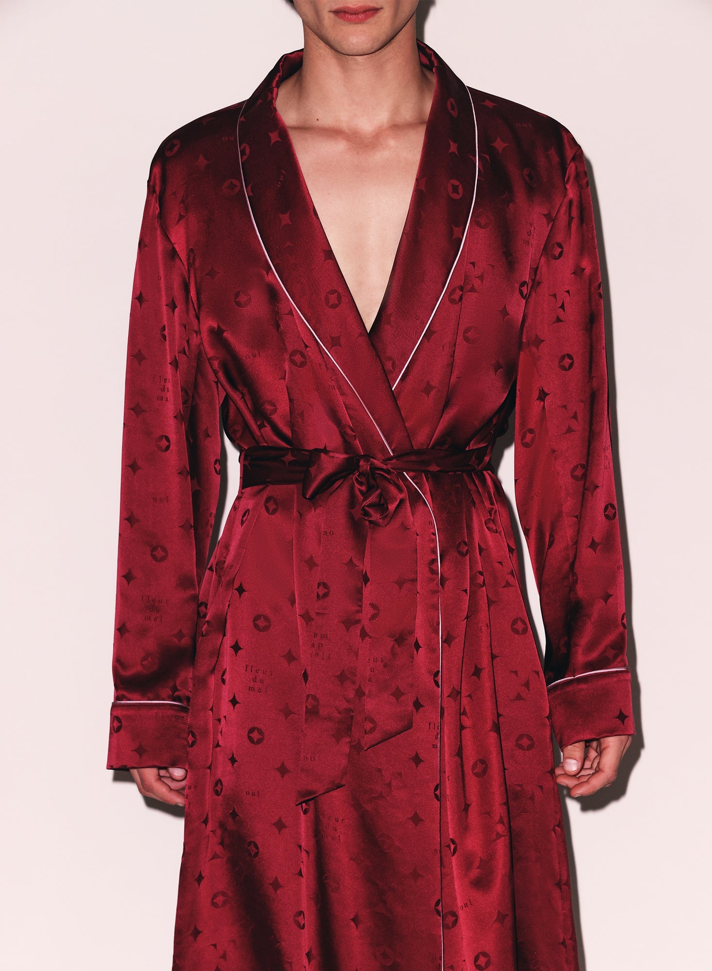 Silk Jacquard Robe - 7