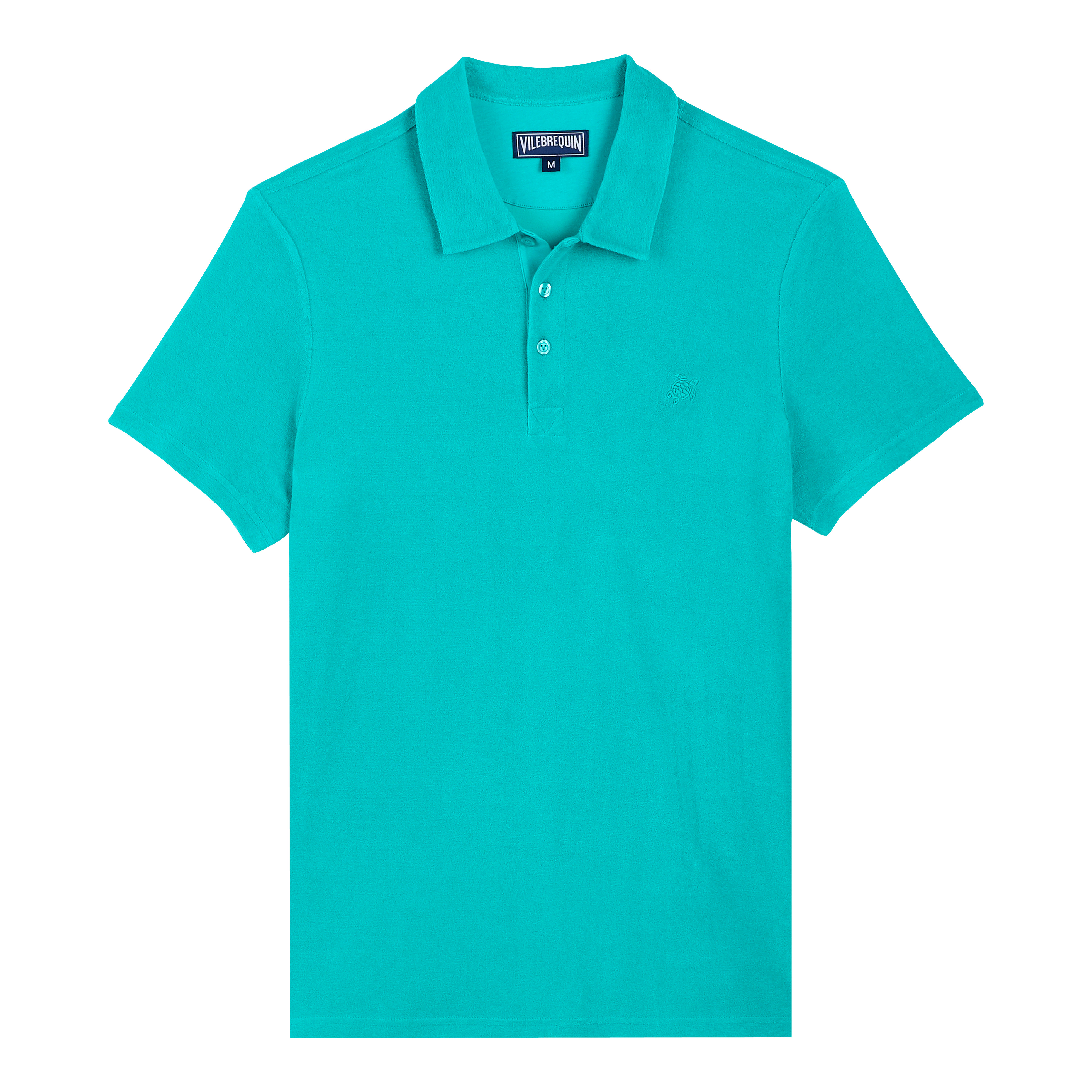 Men Organic Cotton Terry Polo Solid - 1