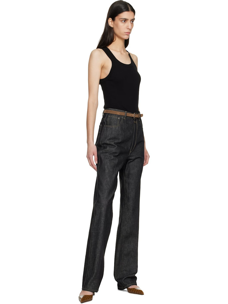 TOM FORD Brown Suede Calf Belt outlook