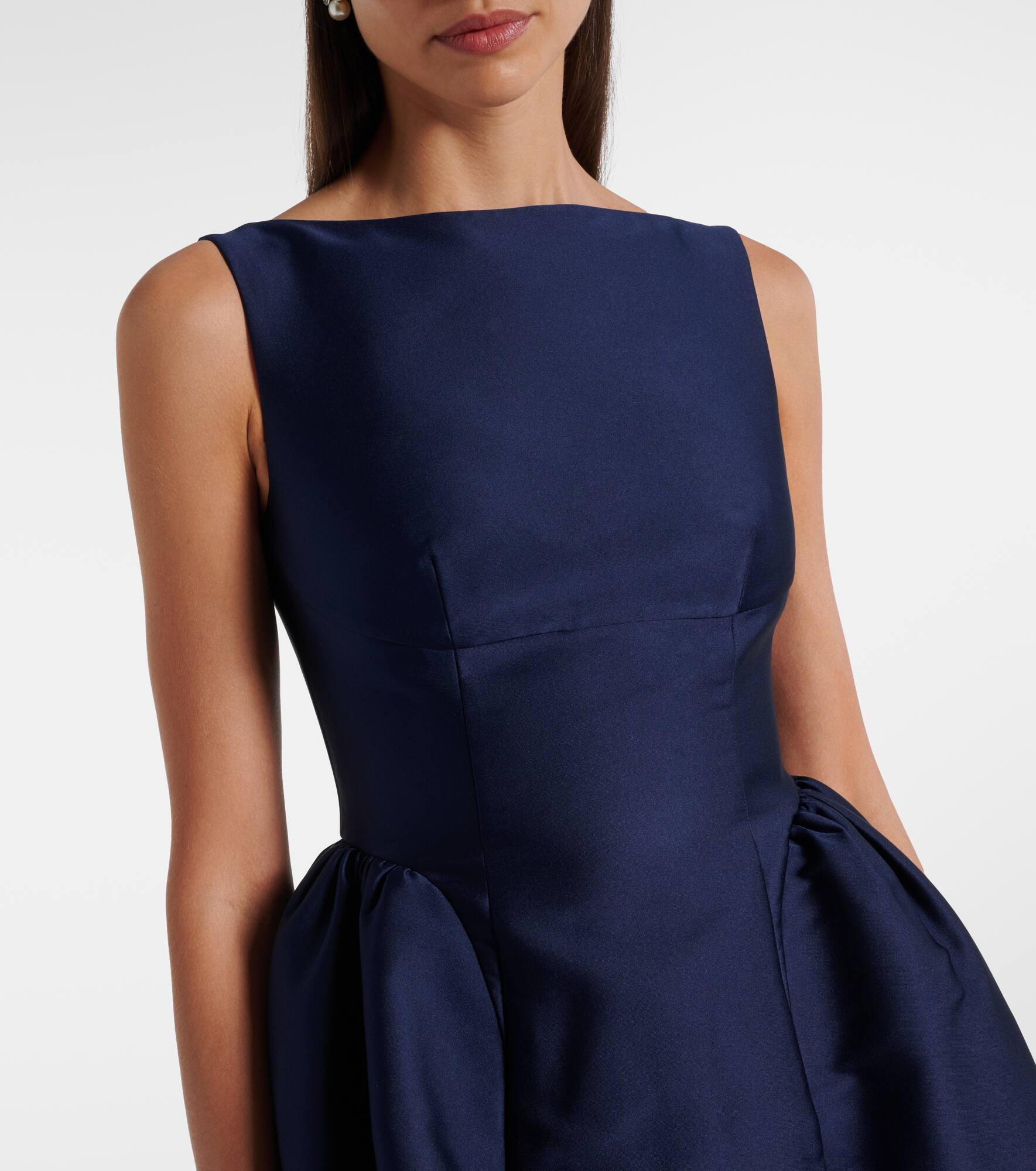 Taffeta midi dress - 4