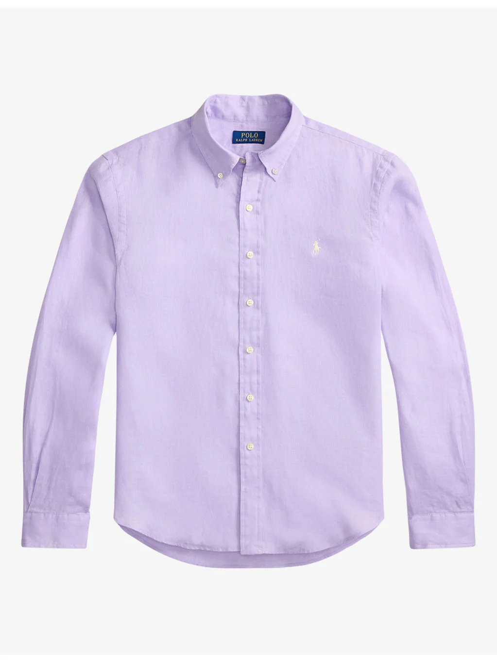 Custom-Fit Logo-Embroidered Linen Shirt - 1