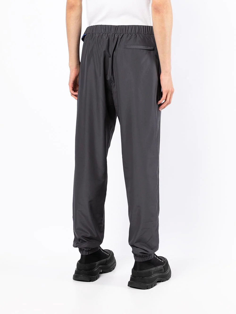 slim-fit layered trousers - 4