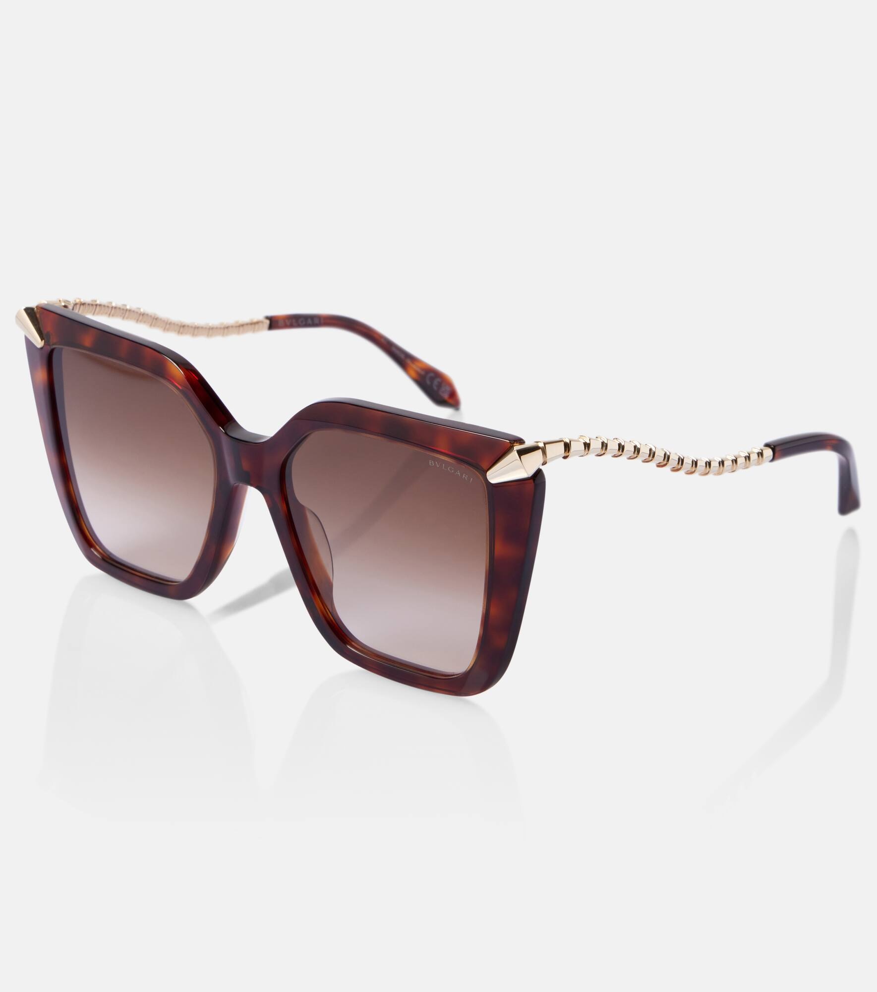 Serpenti Viper square sunglasses - 4
