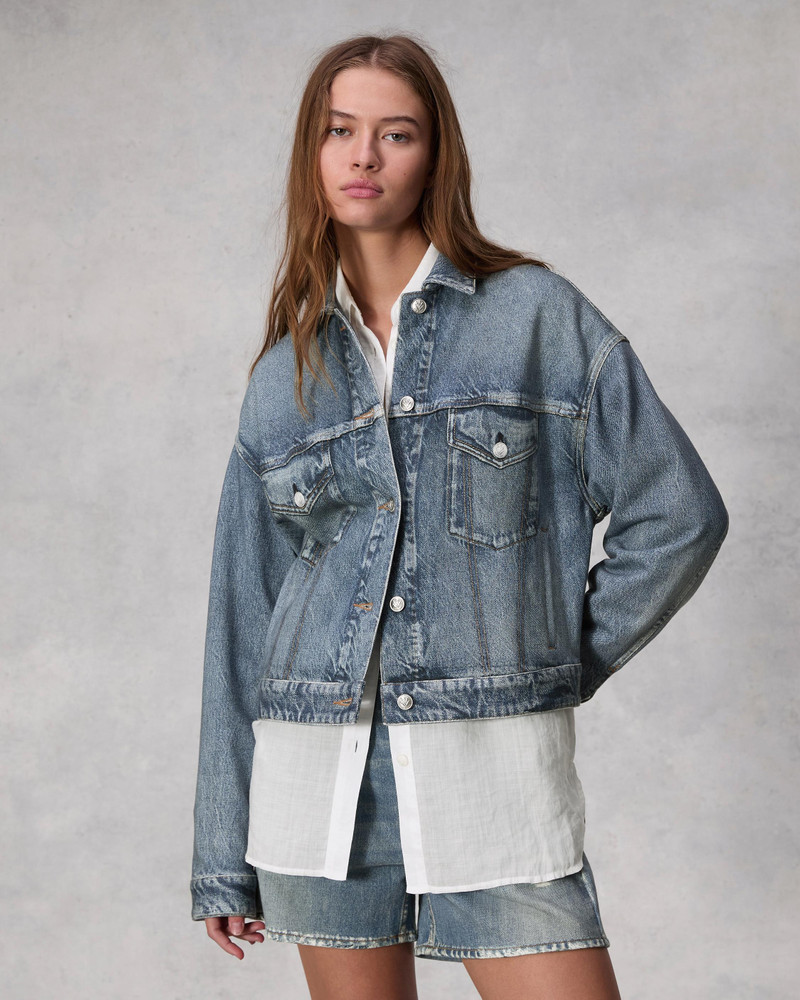 rag & bone Miramar Cropped Trucker
Relaxed Fit outlook