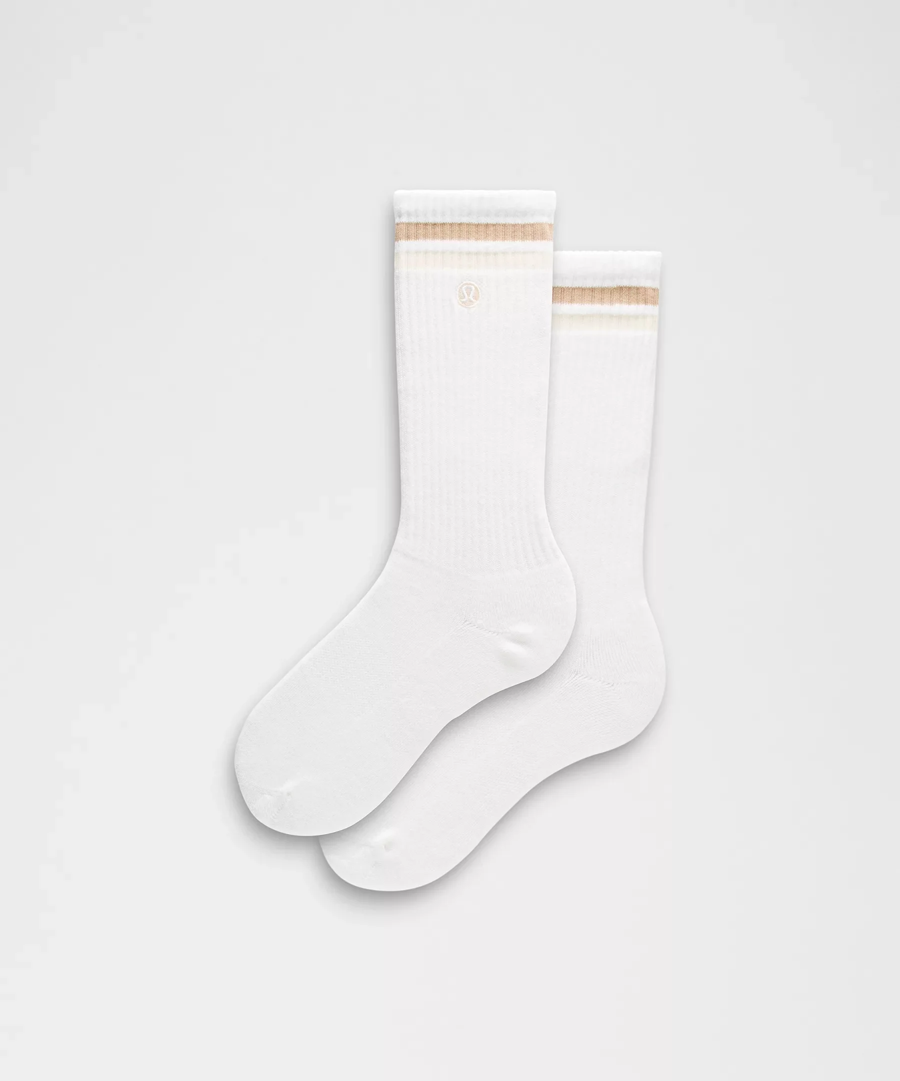 Unisex Daily Essential Crew Socks *Stripe - 1