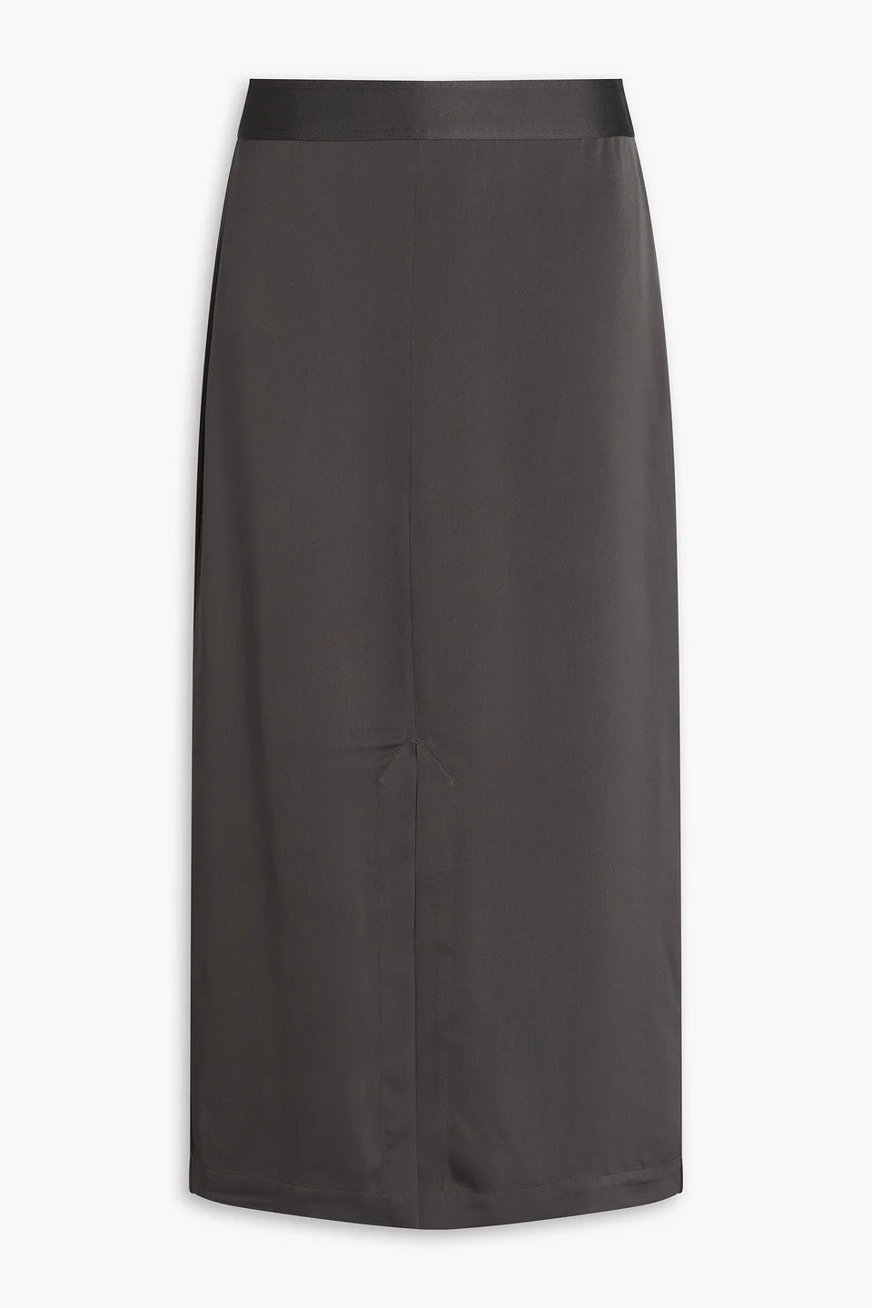 Satin-crepe midi skirt - 1
