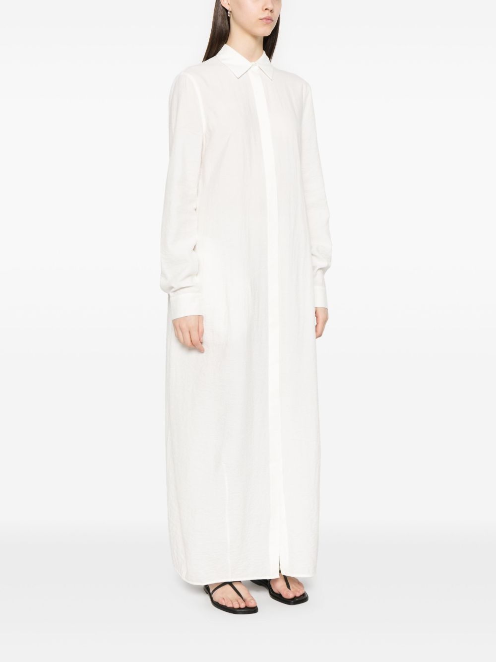 parachute maxi shirt dress - 3