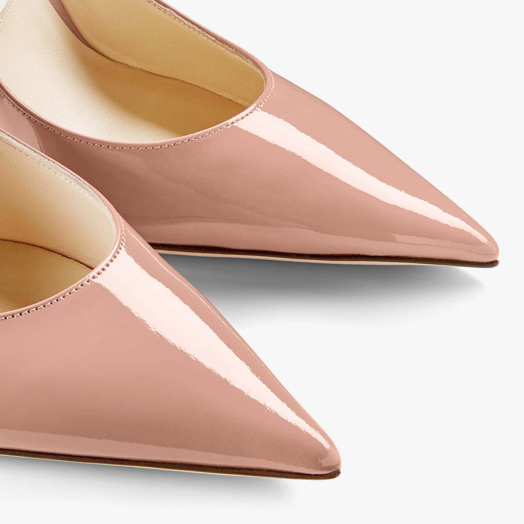Bing 100
Ballet Pink Patent Leather Mules with Crystal Strap - 3