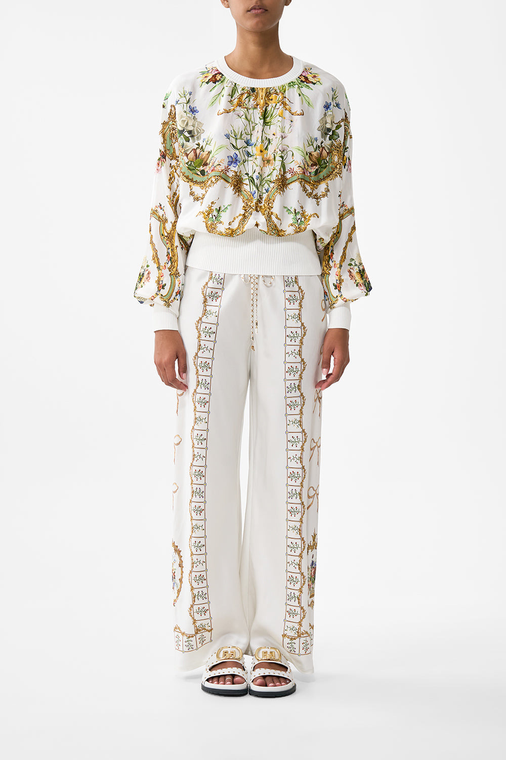 BIAS CUT DRAWSTRING PANT - 2