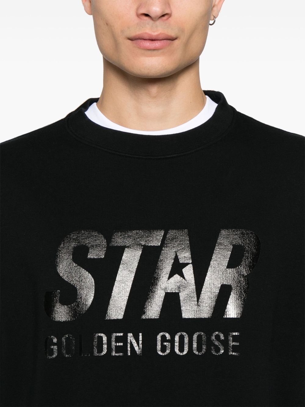 logo-stamp sweatshirt - 5