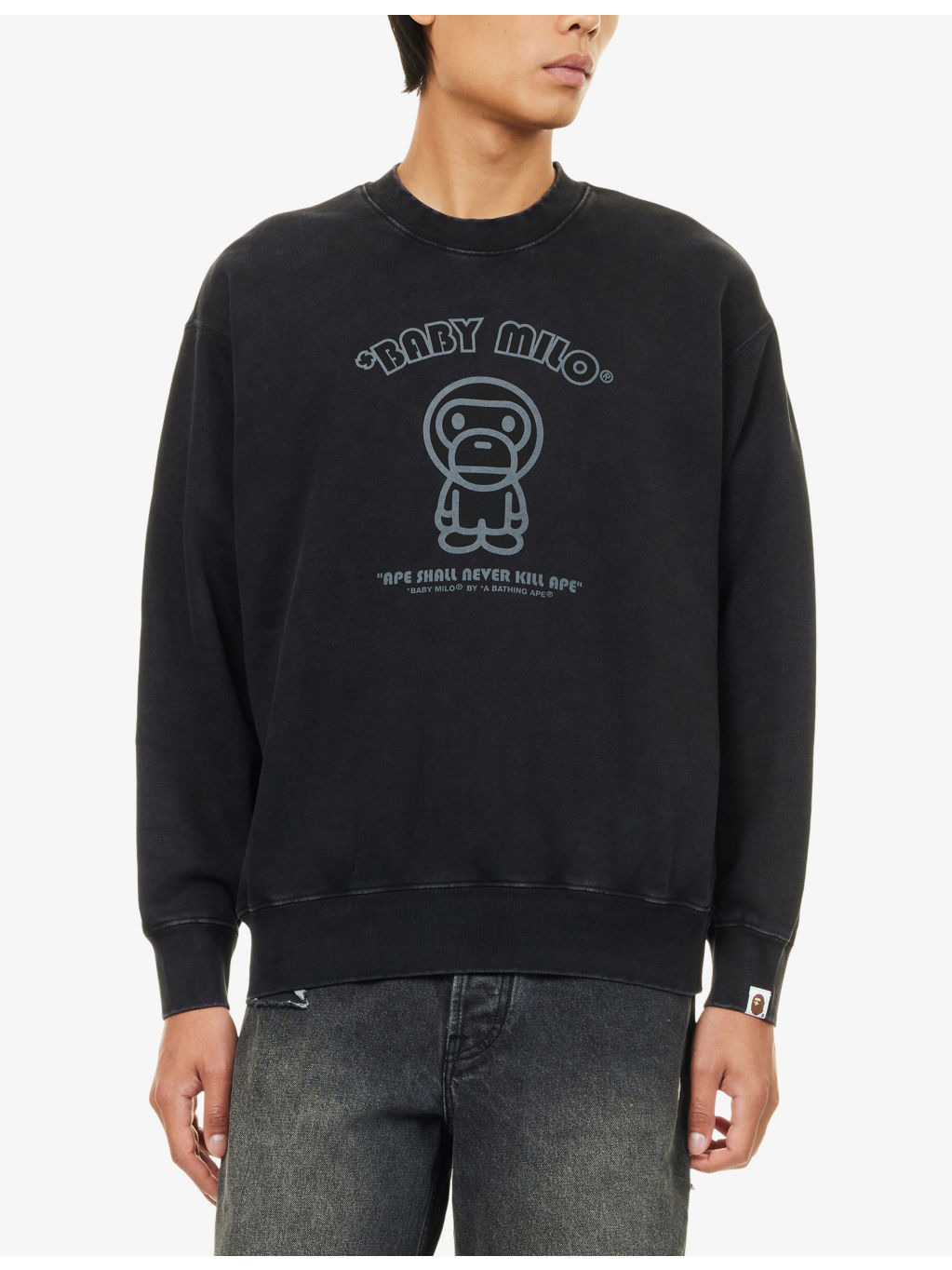 Baby Milo Brand-Print Cotton-Jersey Sweatshirt - 3
