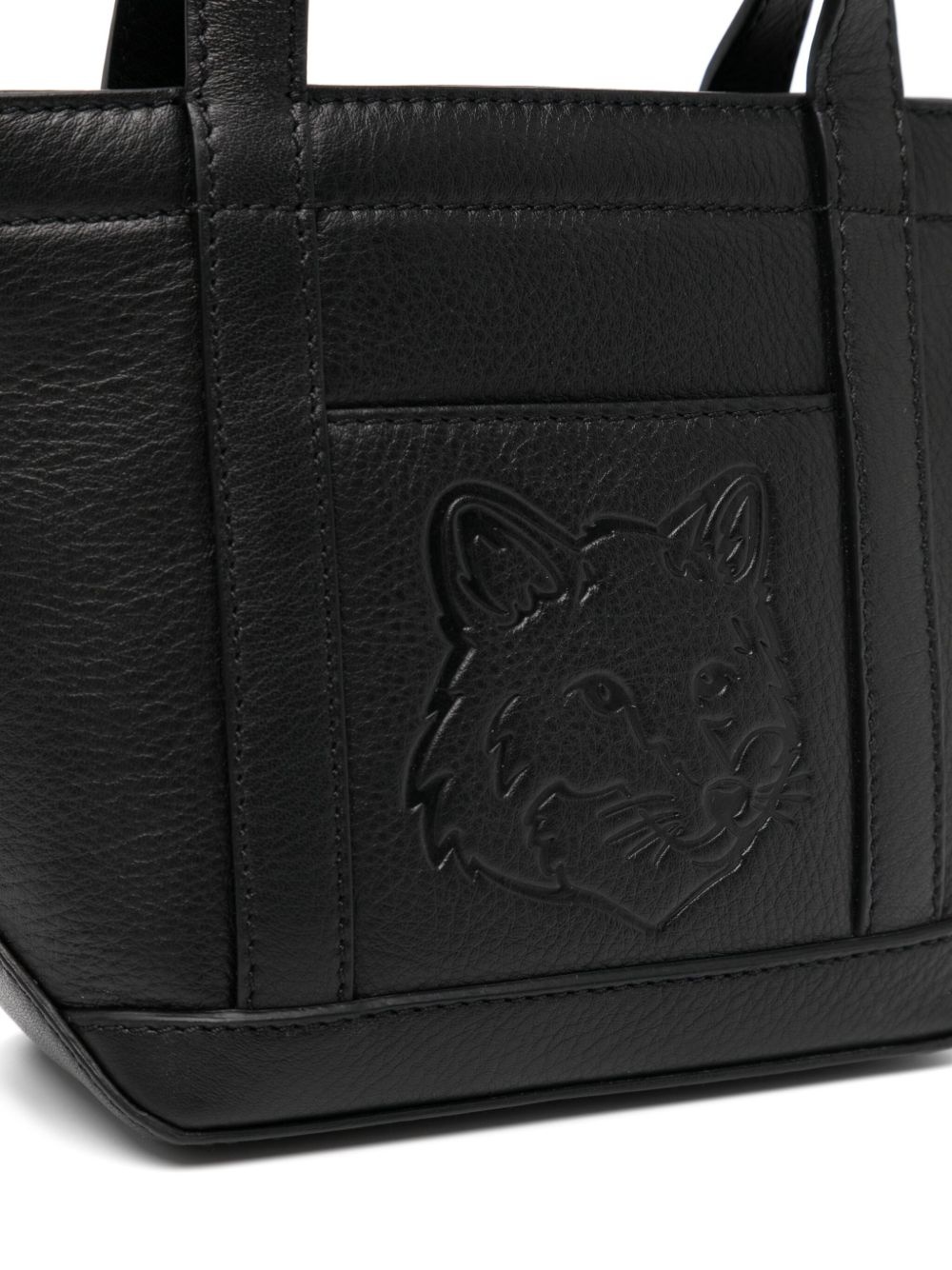 mini fox head tote bag - 4