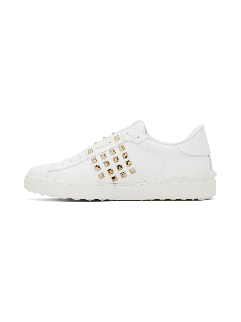 White Untitled Open Sneakers 3