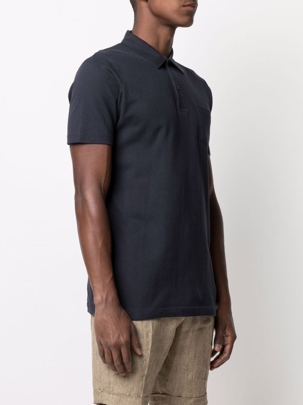 Riviera patch-pocket polo shirt - 3