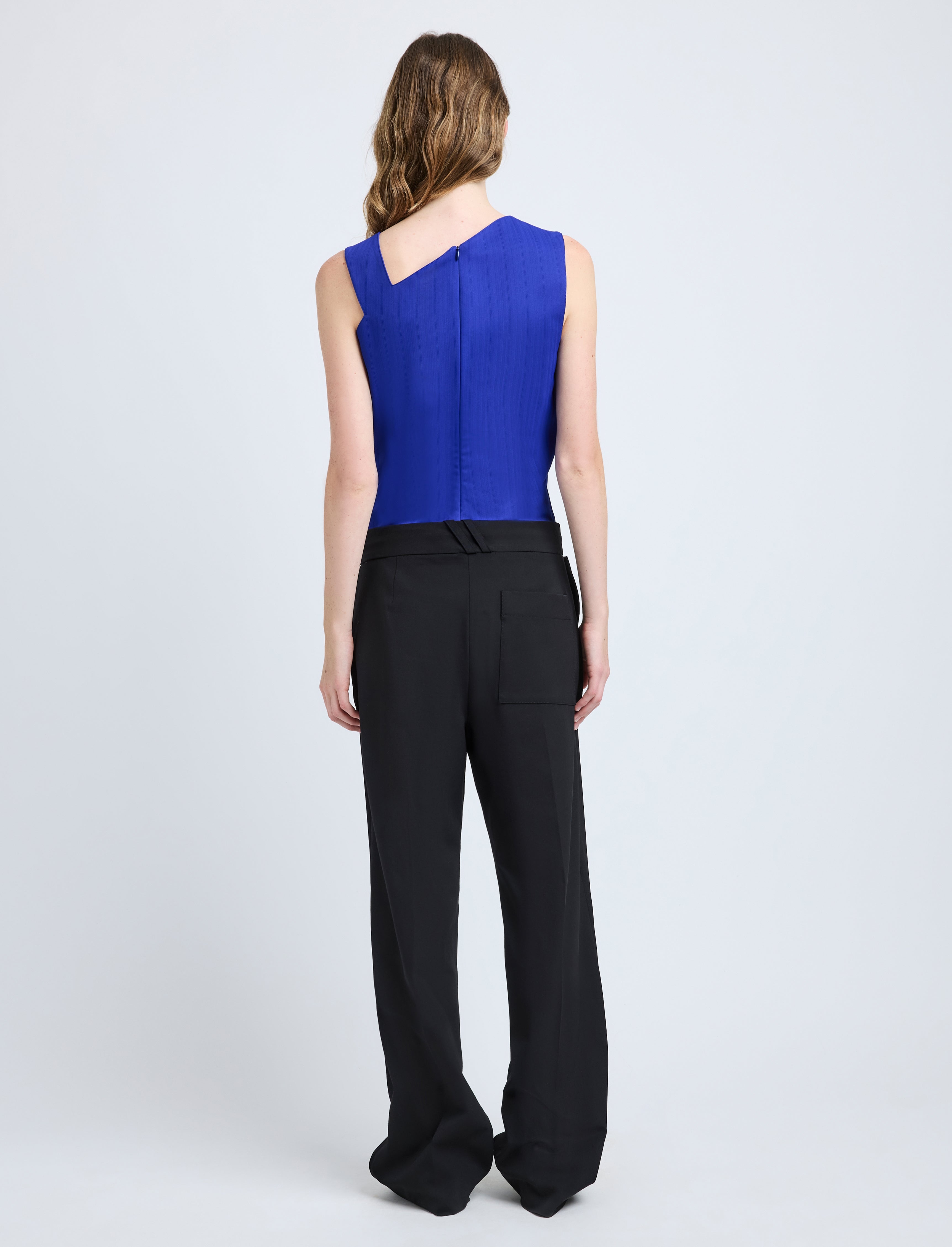 Marin Top in Technical Nylon Jacquard - 5