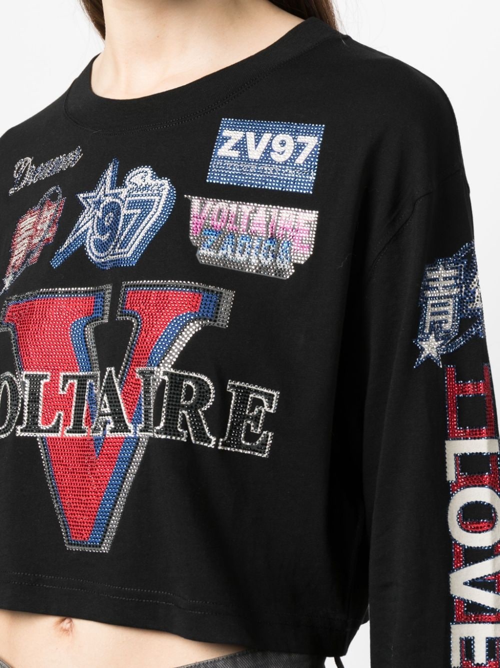 Iona Voltaire cropped long-sleeve T-shirt - 5