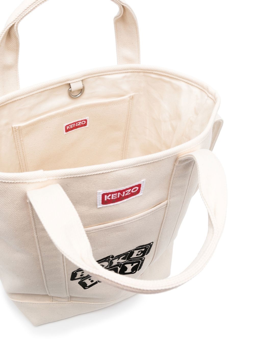 logo-patch tote bag - 5