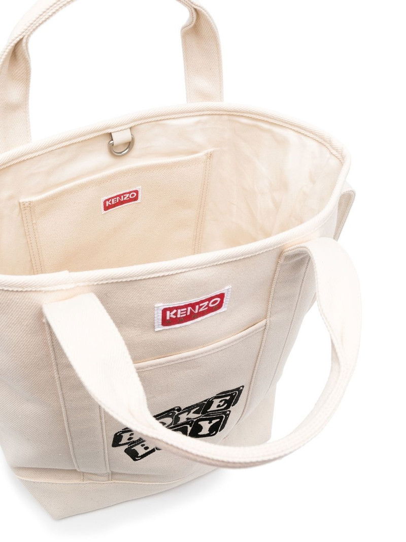 logo-patch tote bag 5