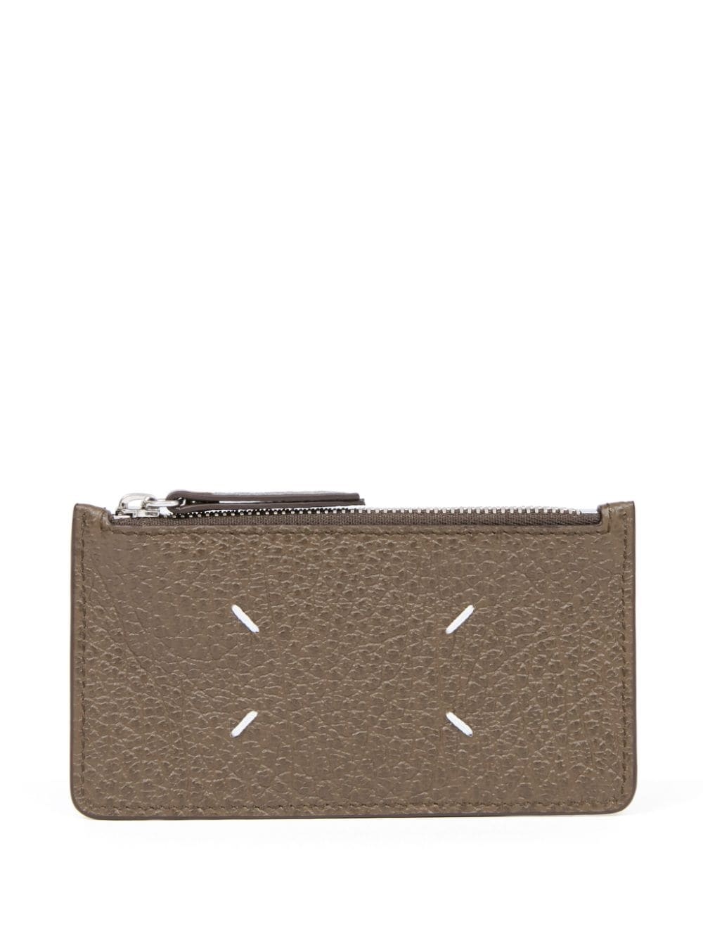 four-stitch leather card holder - 2