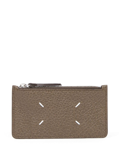 Maison Margiela four-stitch leather card holder outlook