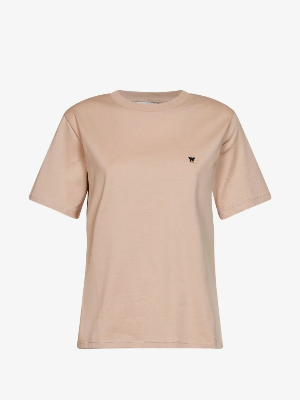 logo-embroidered cotton T-shirt - 1