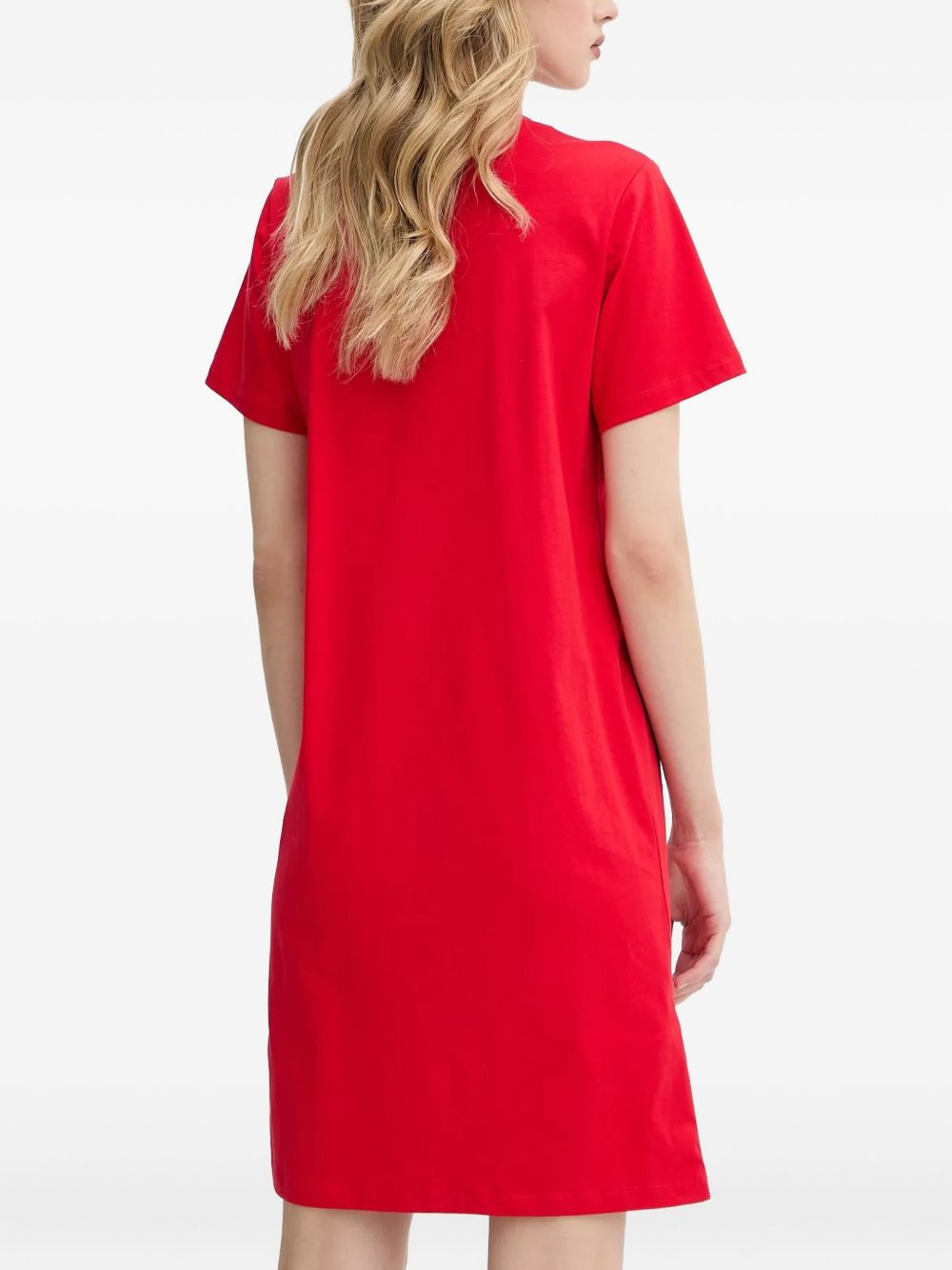 logo-embellished mini T-shirt dress - 3