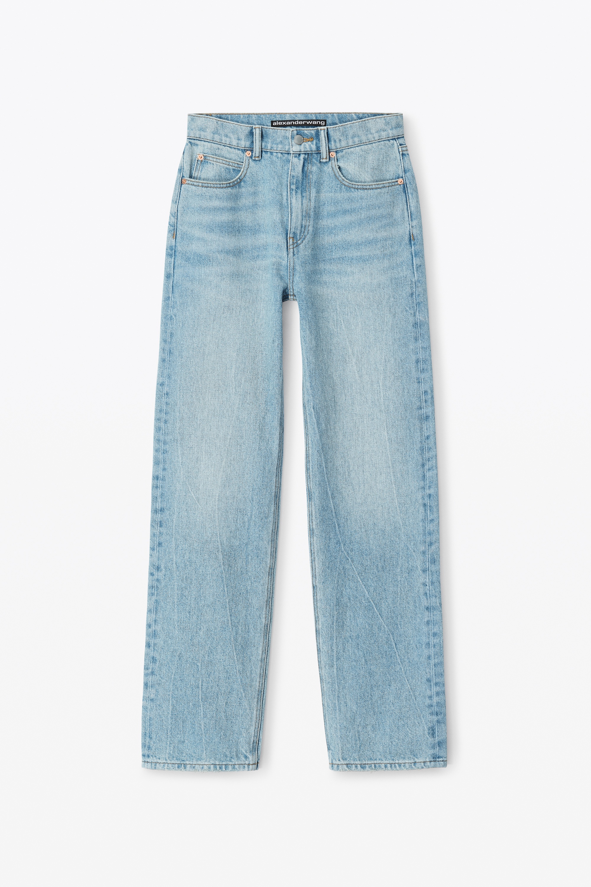 EZ mid-rise straight-leg jean in denim - 1