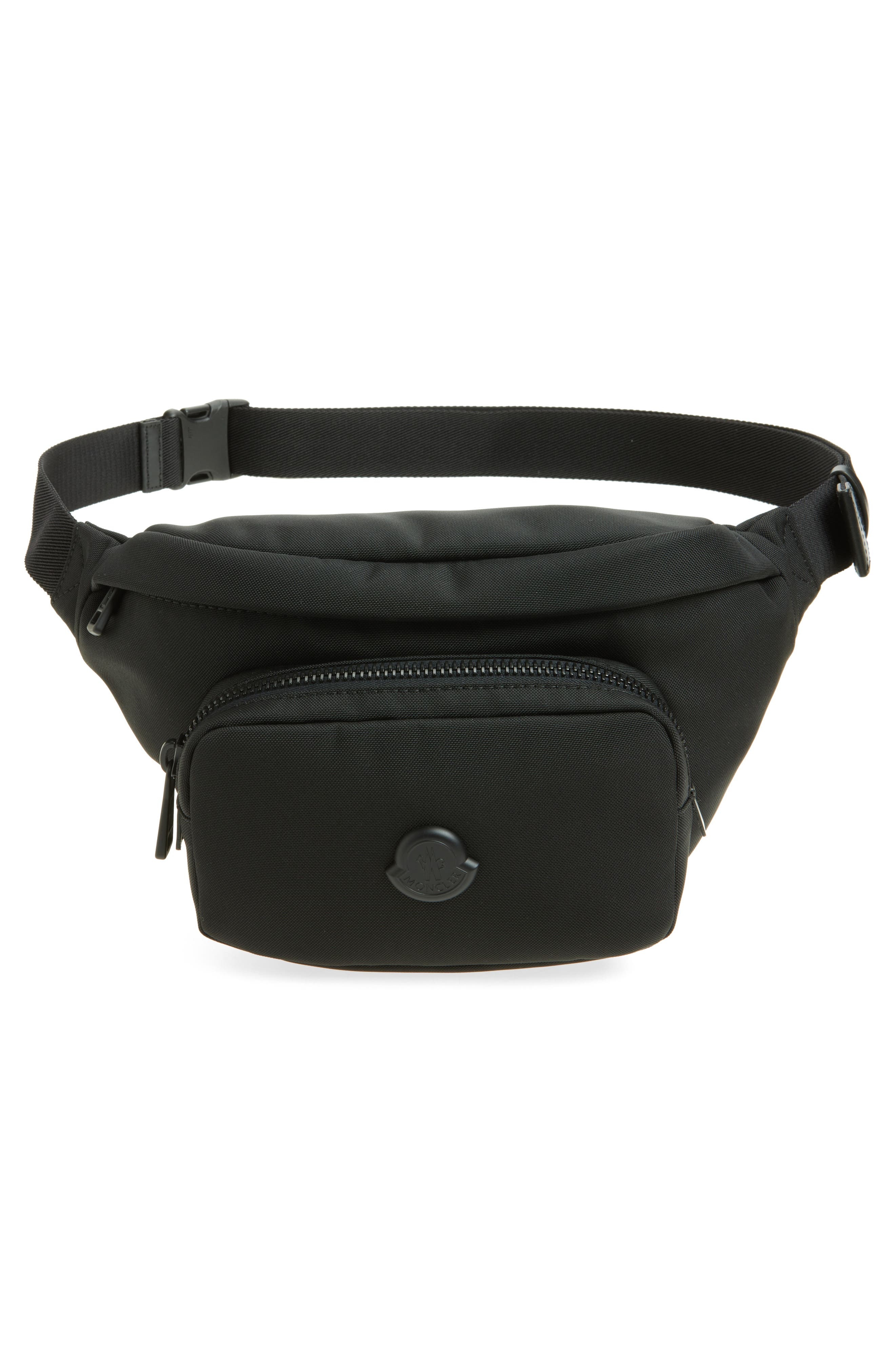 Moncler Durance Water Repellent Belt Bag in Black at Nordstrom - 1