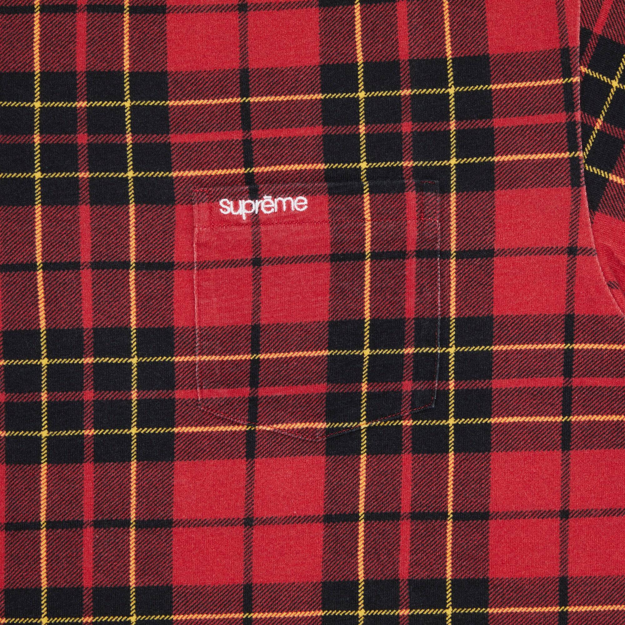 Supreme Short-Sleeve Pocket Tee 'Plaid' - 2