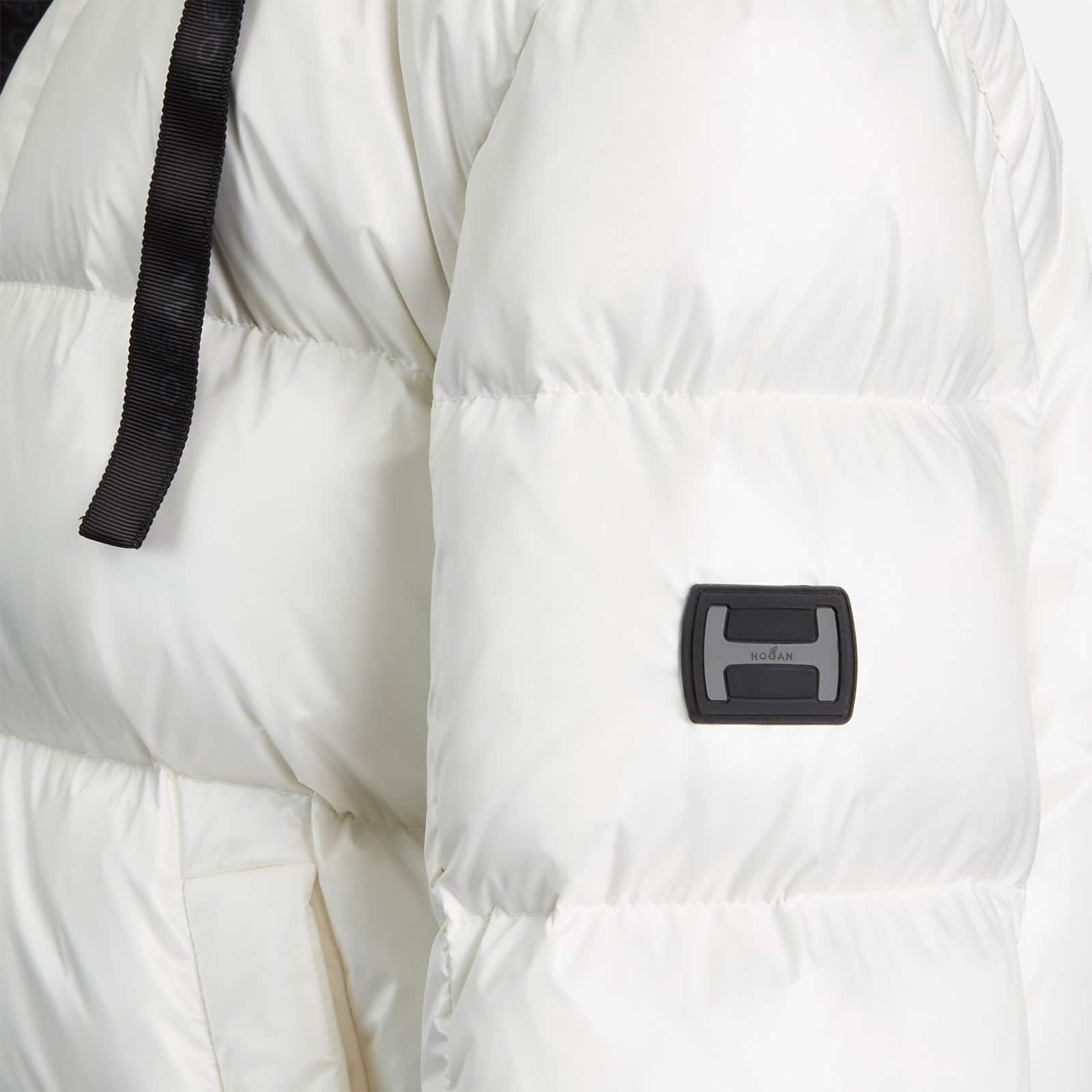 Hooded Down Jacket White - 7