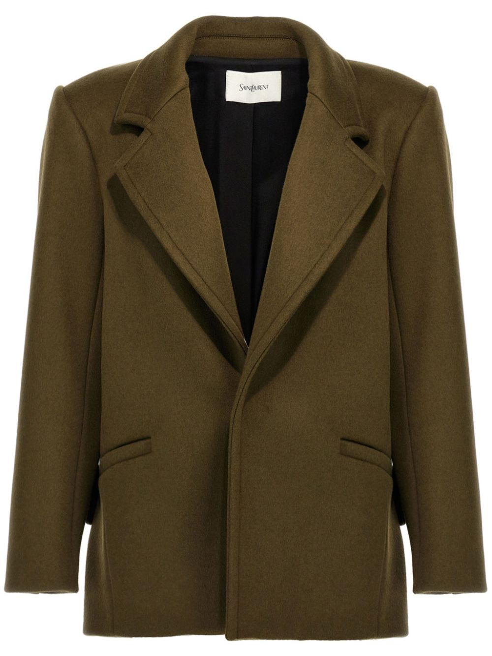 Saint Laurent Women Single-Breasted Coat - 1