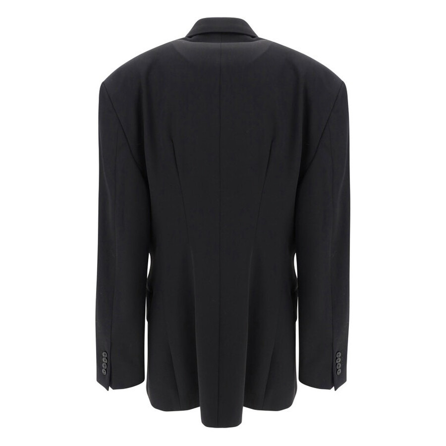 Balenciaga Double-Breasted Cinched Wool Blazer - 6