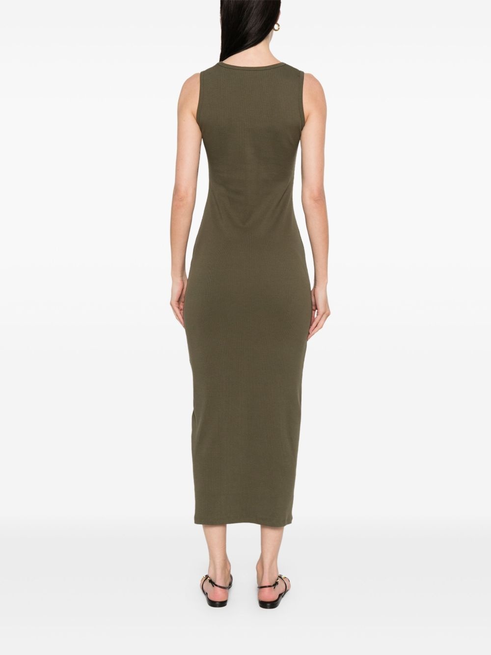 ribbed midi dress - 4
